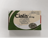Cialis packaging on a white background