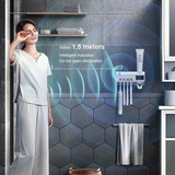 Smart UV Toothbrush Holder and Toothpaste Dispenser | Rechargeable Solar and USB